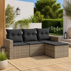 Elevate Your Outdoor Space with This 4 Piece Sofa Set