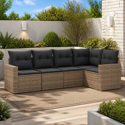 Enhance Your Outdoor Space with a Modular Grey Sofa Set