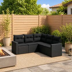 Enhance Your Outdoor Space with 5 Piece Garden Sofa Set