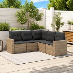 Enhance Your Patio with a 5 Piece Grey Sofa Set