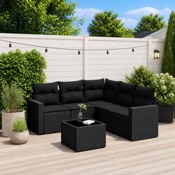Elevate Your Outdoor Space with This 6 Piece Garden Sofa Set