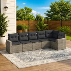 Transform Your Outdoor Space with a 6 Piece Garden Sofa Set