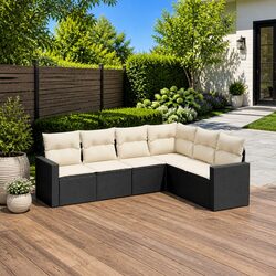 Enhance Your Outdoor Space with 6 Piece Sofa Set