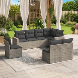 Transform Your Outdoor Space with 8 Piece Garden Sofa Set