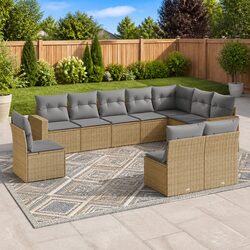 Upgrade Your Patio with This 10-Piece Garden Sofa Set