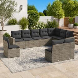 Enhance Your Outdoor Space with This 10-Piece Sofa Set