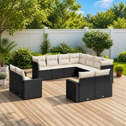 Transform Your Outdoor Space with 11 Piece Sofa Set