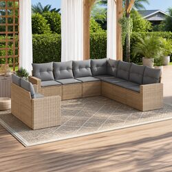 Enhance Your Outdoor Space with This 9-Piece Sofa Set