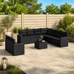 Enhance Your Outdoor Space with a 10 Piece Garden Sofa Set