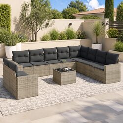 Transform Your Outdoor Space with This 11-Piece Sofa Set