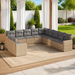 Elevate Your Outdoor Space with 11-Piece Sofa Set