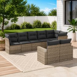 Elevate Your Outdoor Space with 8-Piece Garden Sofa Set