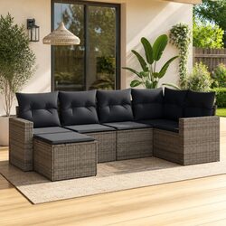 Enhance Your Outdoor Space with a 6 Piece Garden Sofa Set
