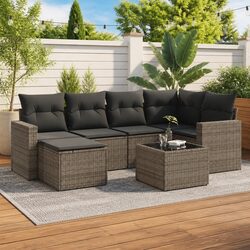 Elevate Your Outdoor Space with a 7-Piece Garden Sofa Set