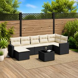 8 Piece Outdoor Rattan Sofa Set for Your Patio