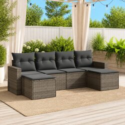 Enhance Your Outdoor Living with 6-Piece Sofa Set