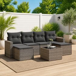 Enhance Your Outdoor Space with a 7 Piece Garden Sofa Set