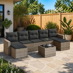 Elevate Your Outdoor Space with This 8 Piece Sofa Set