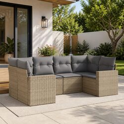 Transform Your Outdoor Area with a 6-Piece Sofa Set