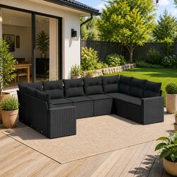 Enhance Your Outdoor Space with a 9 Piece Sofa Set