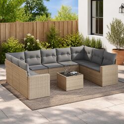 10-Piece Outdoor Garden Sofa Set: Elevate Your Patio