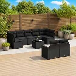Enhance Your Patio with a 10 Piece Modular Rattan Sofa Set