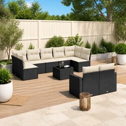 Transform Your Outdoor Space with This 10-Piece Sofa Set