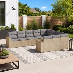 Transform Your Outdoor Space with This 10-Piece Sofa Set