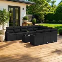 Enhance Your Outdoor Space with 11 Piece Sofa Set