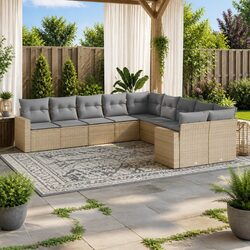 Stylish 10 Piece Outdoor Sofa Set for Your Patio