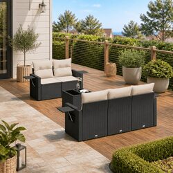 Transform Your Outdoor Space with 6-Piece Sofa Set