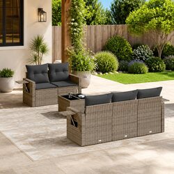 Elevate Your Outdoor Space with a 6-Piece Garden Sofa Set