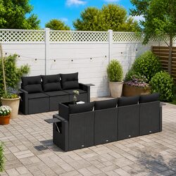 Transform Your Outdoor Space with This 8 Piece Garden Sofa Set