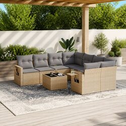 Enhance Your Patio with This 9-Piece Outdoor Sofa Set