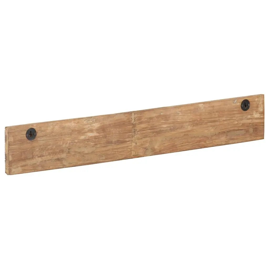 Hall Hanger 5 Hook Solid Reclaimed Wood Coat Rack Brown Home Decor