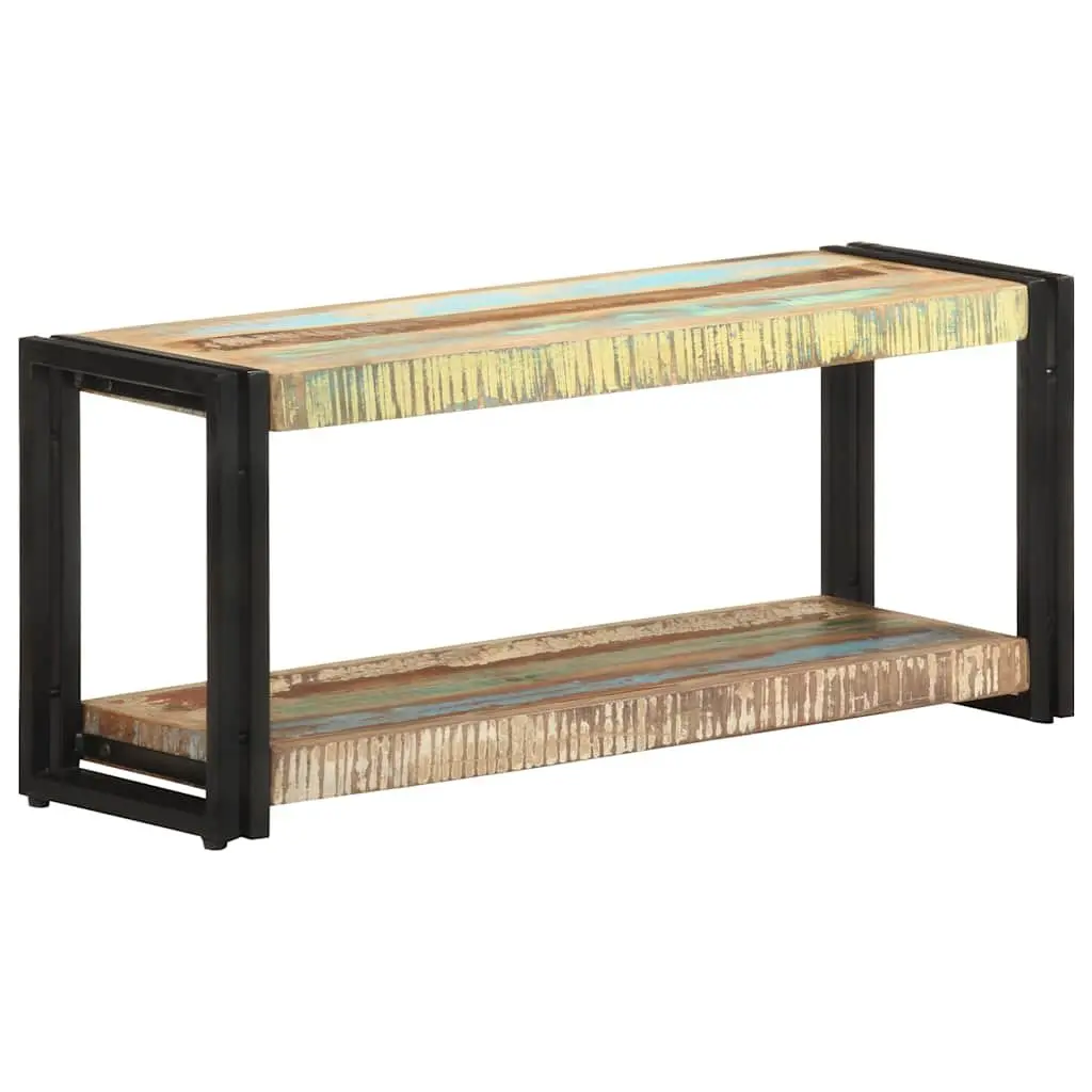 TV Cabinet 90x30x40cm Solid Reclaimed Wood Vintage Storage Sideboard