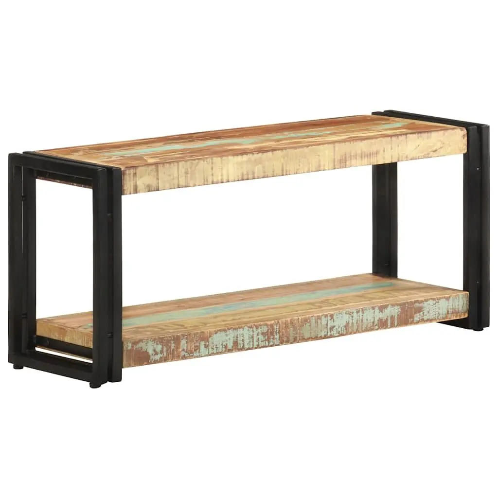 TV Cabinet 90x30x40cm Solid Reclaimed Wood Vintage Storage Sideboard