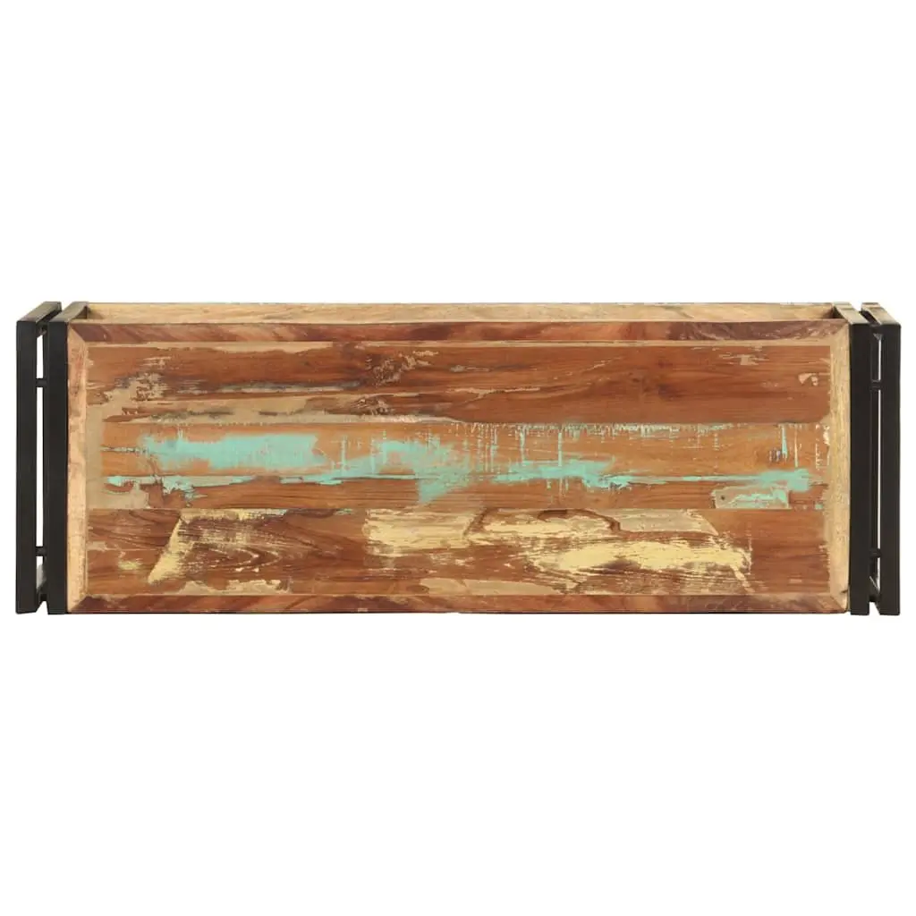 TV Cabinet 90x30x40cm Solid Reclaimed Wood Vintage Storage Sideboard