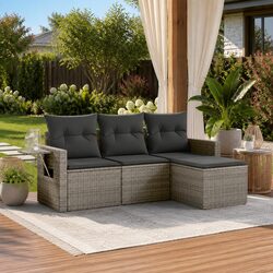 Transform Your Outdoor Space with a 4-Piece Sofa Set