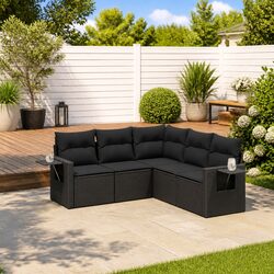 Enhance Your Outdoor Space with This 5 Piece Garden Sofa Set