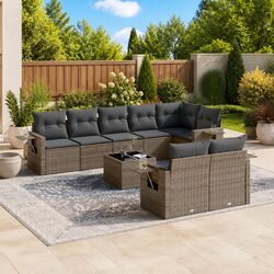Transform Your Outdoor Space with 9 Piece Sofa Set