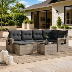 Transform Your Outdoor Space with This 7 Piece Sofa Set