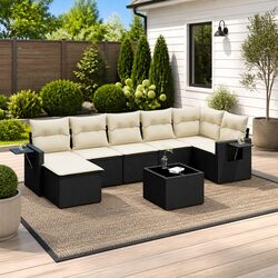 Elevate Your Outdoor Space with this 8 Piece Sofa Set