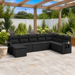 Transform Your Outdoor Space with Our 8 Piece Sofa Set