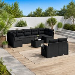 Enhance Your Outdoor Space with a 10 Piece Garden Sofa Set