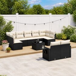 Enhance Your Outdoor Living with a 10 Piece Garden Sofa Set