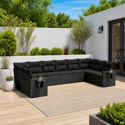 Transform Your Outdoor Space with This 10-Piece Sofa Set