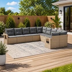 Transform Your Outdoor Space with a 10-Piece Sofa Set