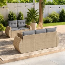 Transform Your Outdoor Space with This 6-Piece Sofa Set