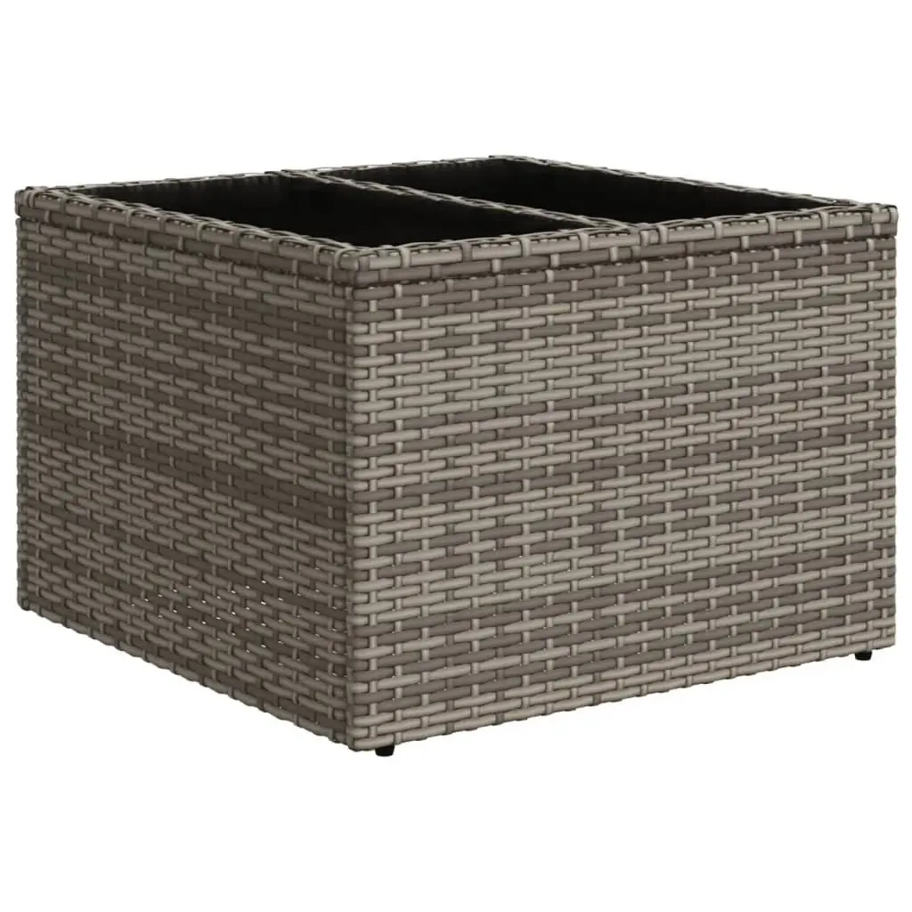 Garden Sofa Set 7 Piece Grey Outdoor Furniture Patio Seating with Cushions
